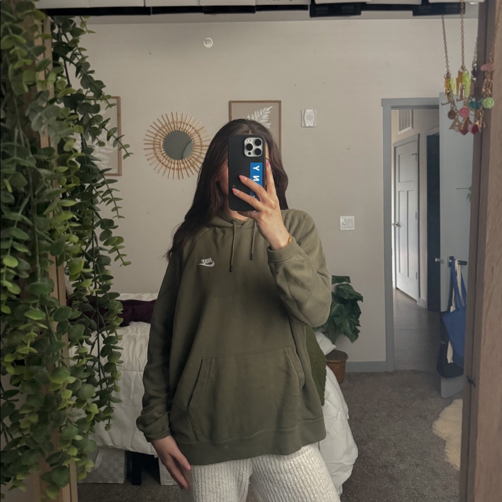 Green Nike sweatshirt